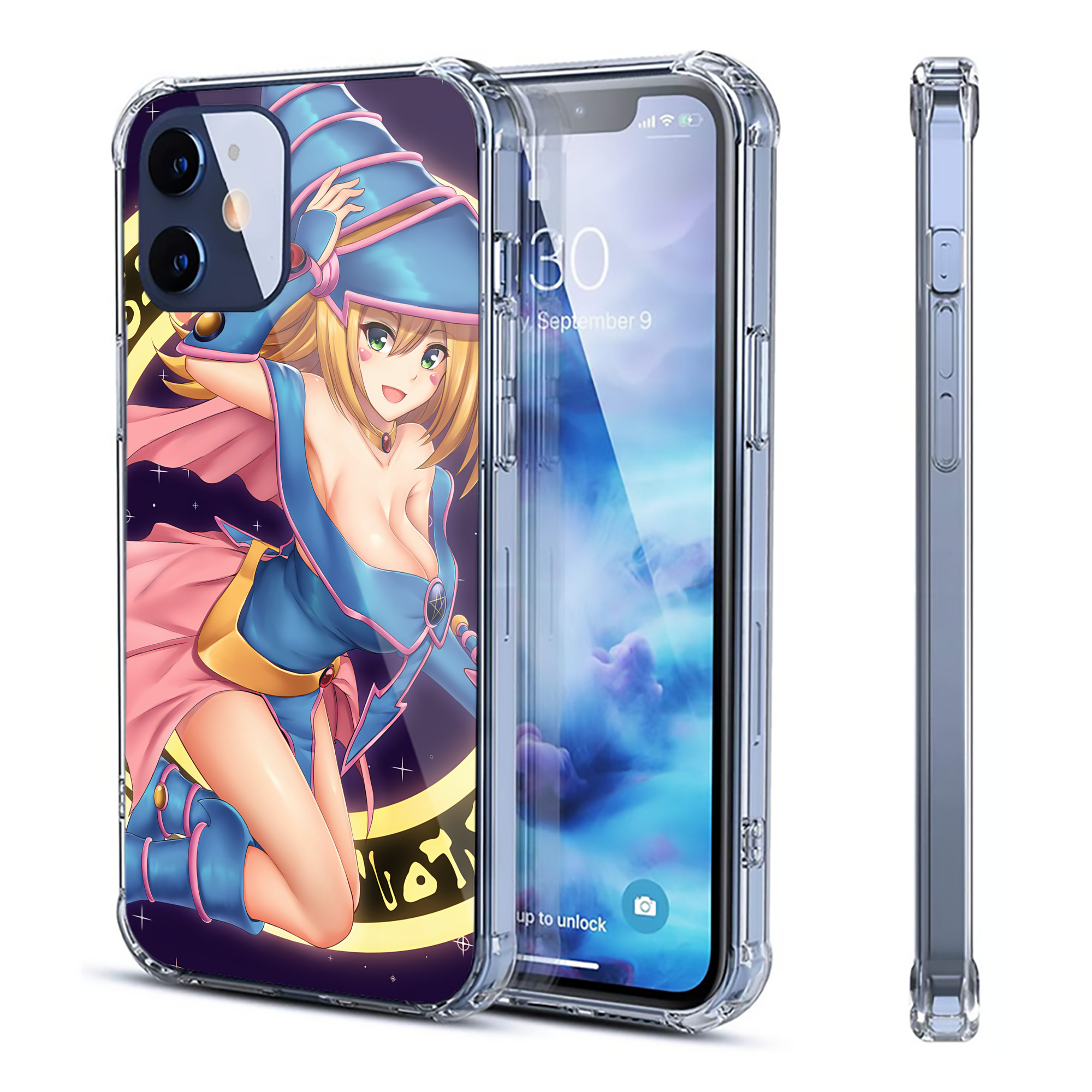 （画像用） 遊☆戯☆王 Yu-Gi-Oh! 【iPhone 12シリーズ対応】透明スマホケース（クリアソフトケース）
